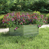 Korotettu Kukkalaatikko Galvanoitu Teräs